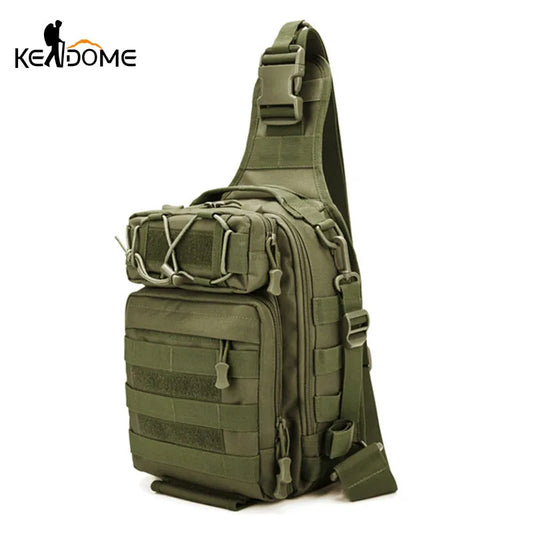 Sports Climbing Army Chest Bag Men Outdoor Travel  Single Shoulder Package XA871WD